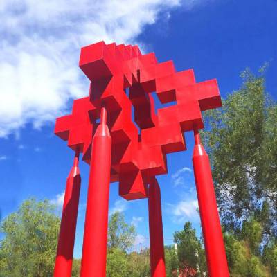 湖北宜昌不锈钢金属雕塑公园广场创意雕塑河北金属雕塑厂家