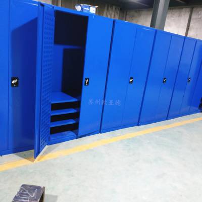 加厚重型工具柜功能型移动带门储物柜4层现货铁皮柜