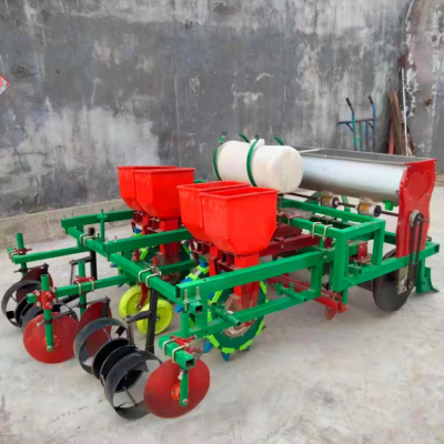 双行施肥点播机 苜蓿播种机 花生播种覆膜机