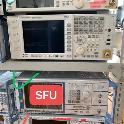 北京回收进口品牌仪表设备 罗德与施瓦茨SFU广播电视测试系统 回收