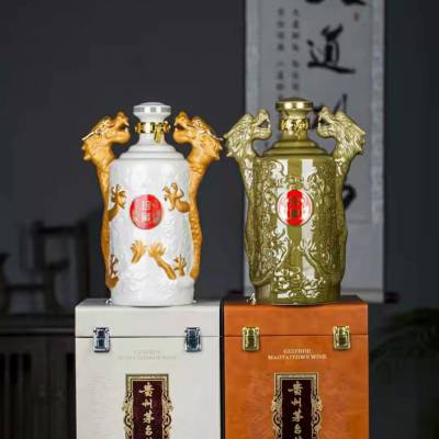 定制加工小批量500ML750Ml50ML陶瓷酒瓶防伪螺牙直插瓶盖厂家直销