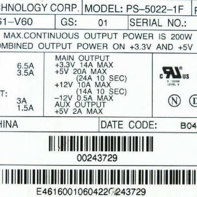 LITEON PS-5022-5F Fujitsu G525-318 200W ATXػԴ