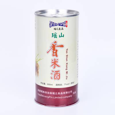 马口铁密封米酒罐食品罐定制包装