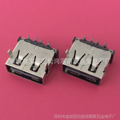 4PIN˫ĸ/USB AFǰŲDIP/L=11.6mm/ֱǺڽ