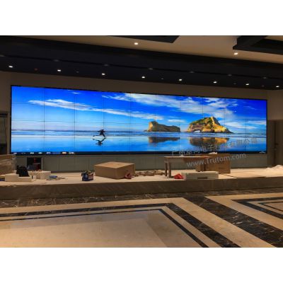 广州番禺55寸液晶拼接屏拼缝35mm超窄边led大屏幕液晶拼接电视墙高清