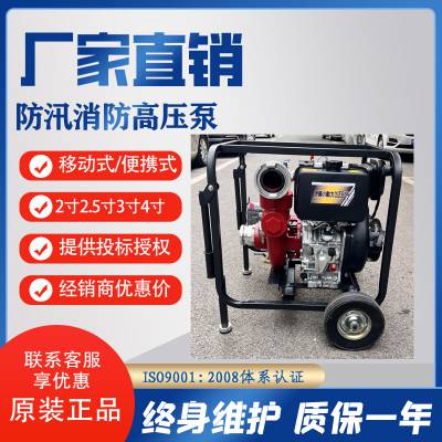 手抬机动消防泵 移动式柴油机自吸泵 伊藤动力YT30PFE-2