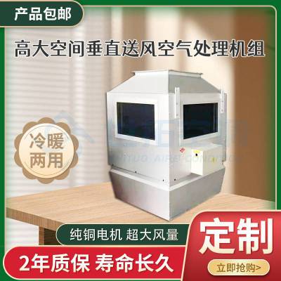 高大空间垂直送风空气处理机组 冷暖空调设备 吊顶式远距离送风