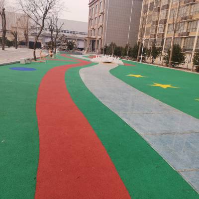 室外塑胶地板 幼儿园塑胶地板 泰安幼儿园pvc地板施工