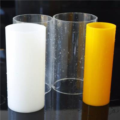 亚克力乳白管 透明有机玻璃 PMMA塑料管橡塑奶白色 透光灯罩管