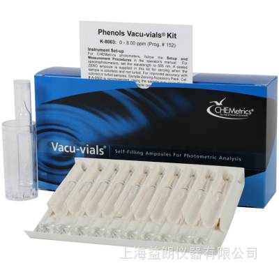 CHEMetrics K-8003 Լ Phenols Vacu-vials Kit