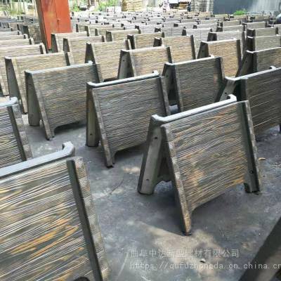 扬州市厂家批发水泥仿木花箱 组合式移动花箱花桶