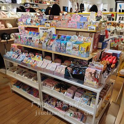 名创货架展示架优品精品店玩具收纳架kkv多功能组合配件架子