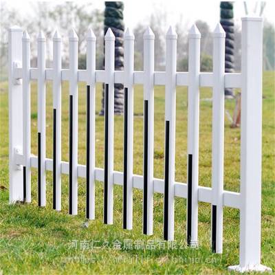 焦作pvc塑钢草坪护栏栅栏围栏户外花园围栏庭院栅栏新农村绿化栏杆