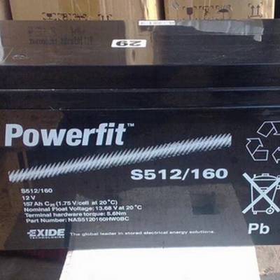 供应GNB蓄电池 S512/160 12V160AH UPS EPS直流屏后备电源