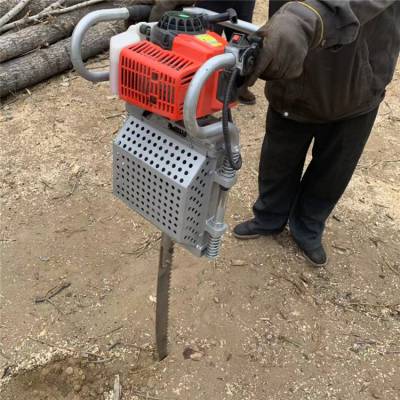 汽油锯齿式挖树机 铲头式起苗机价格 手提式起树机