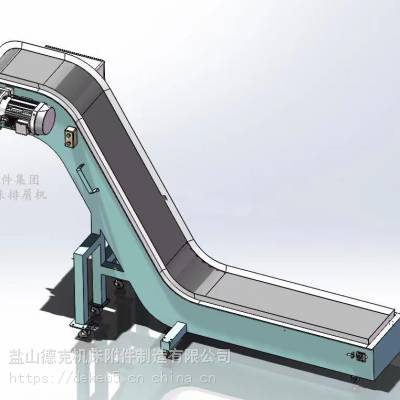 日本大隈MA400HA机床排屑机 刮板式德克输送排屑器