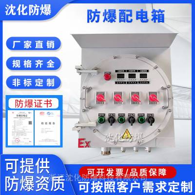IIC级潜水泵防爆控制箱 直接启动配电箱 不锈钢电伴热仪表温控箱