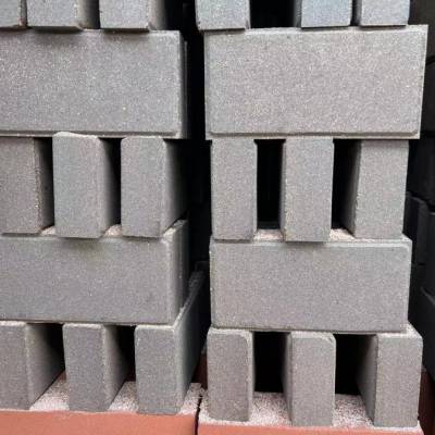 烧结砖厂水泥灰色高强度烧结陶土砖高温烧结道板砖