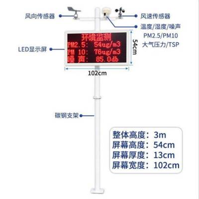 激光扬尘监测仪 在线监测粉尘噪音环境监测设备 支持定制