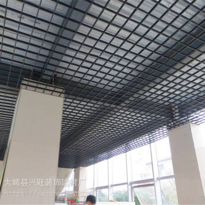 铝格栅吊顶材料 铝格栅报价，豪亚铝格栅