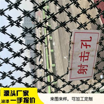 西藏那曲地界隔离网 不锈钢滚倒刺网