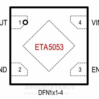 ETA5053V280WF1E 低压差线性稳压器 钰泰原装 可应用在手机