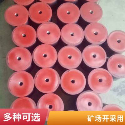 铭冠输送机配件传送带矿用 包胶托辊 抗磨传送寿命长防腐抗冲击