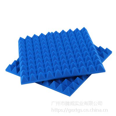 广州聚氨酯吸音金字塔海绵 环保阻燃消音棉 高密度自粘波峰隔音海绵