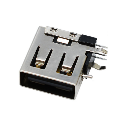 工厂直销 USB连接器 AF 母座10.0短体侧插90度插板直边 提供样品
