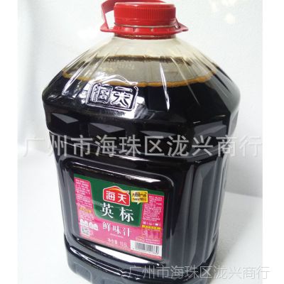 海天英标酱油 海天英标鲜味汁 生抽酱油10.5L 70元箱