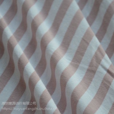潍坊 40s天然有机棉彩棉针织面料 吸湿排汗透气弹力针织T恤面料