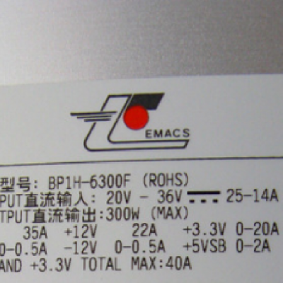 Emacs BP1H-6300FROHS300W 24VDC 20A 1UֱԴ