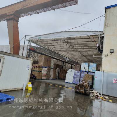 武汉户外帐篷夜宵排档推拉雨棚北京停车棚收缩便捷