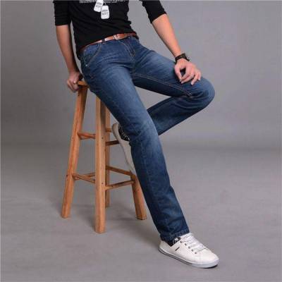 商务男士牛仔裤 库存尾货摆摊裤子批发春秋款休闲长裤