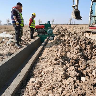 水田清理水渠机边沟成型机边坡衬砌机发货快