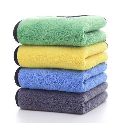 洗车毛巾珊瑚绒 双面加厚擦车巾 吸水擦玻璃清洁巾 可加广告logo