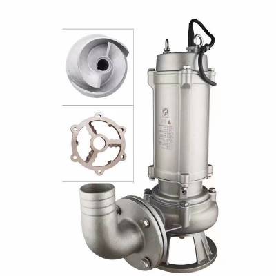 化工排污泵 双相钢排污泵 80WQP50-15-4KW 不锈钢 博特丽泵业