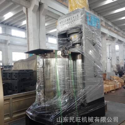 民旺榨油机 冷热榨多种油料 油坊花生芝麻榨油机器 圆饼液压榨油机