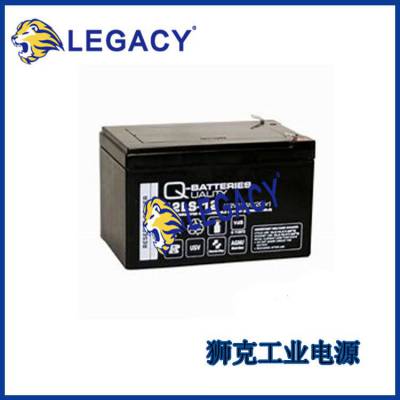 德国QBATTERIES蓄电池12LC-17免维护12V17AH精密机械设备