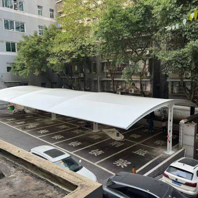 贵州膜结构厂家停车棚户外遮阳棚景区遮雨棚