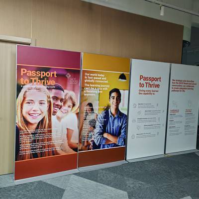 广告丽屏 展览宣传 会场指引 KT板画面 站立稳定 性价比高