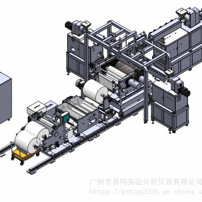 三层生物可降解材料共挤出复合成型实验机ecc30/50 广州普同