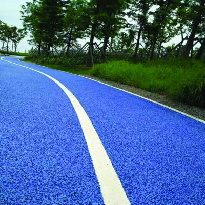 抗压彩色陶瓷颗粒材料 防滑 ***路面 3~5mm规格铺设