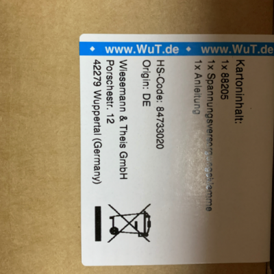 供应Wiesemann & Theis GmbH 隔离器 88205 RS232 REP