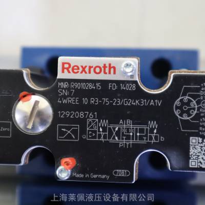 供应R901028415 4WREE10R3-75-23/G24K31/A1V 力士乐REXROTH