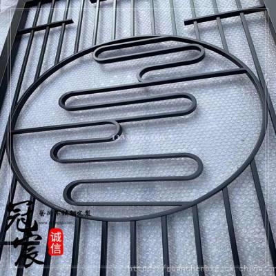 水镀红铜铝板雕刻屏风 酒店家用屏风隔断 杭州厂家定制
