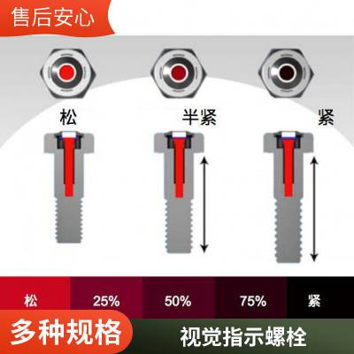 GB70ɫ12.9ǿԲͷ˿ͷ˨SmartBoltS-Ӿָʾ˨