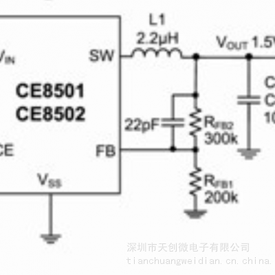 о΢ ԭ CE8501 1.5MHzƵPWMͬѹת