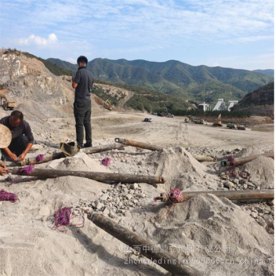 湖北荆门采石场爆破代替传统炸药新产品二氧化碳爆破代替炸药