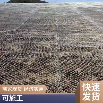 启能 镀锌铝包塑石笼网卷 水利河堤护坡用格宾网卷 河道阻断铁丝网